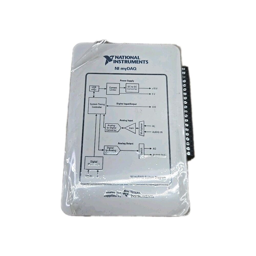 National Instruments NI myDAQ Data Acquisition Analog Input Output Digital I/O